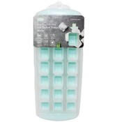 Wholesale - 3pk MINT SQR. SILICONE ICE CUBE MOLD C/P 12, UPC: 843018115218